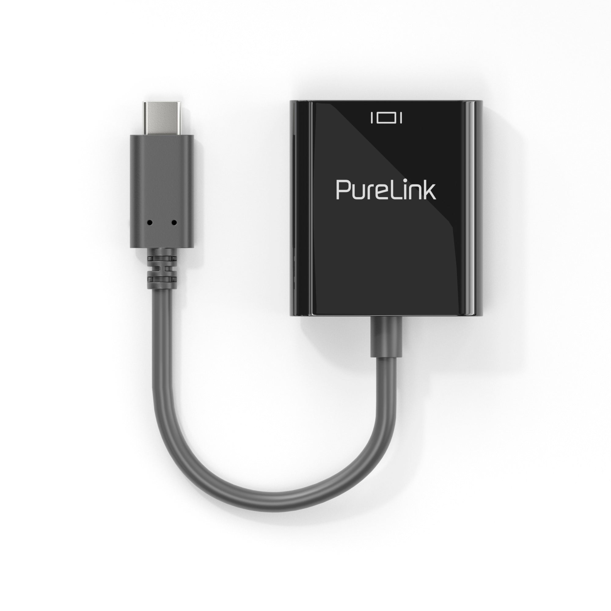 PureLink USB-C auf VGA Adapter - 1200p - iSerie - schwarz - 0,10m PureLink USB-C auf VGA Adapter - 1200p - iSerie - schwarz - 0,10m